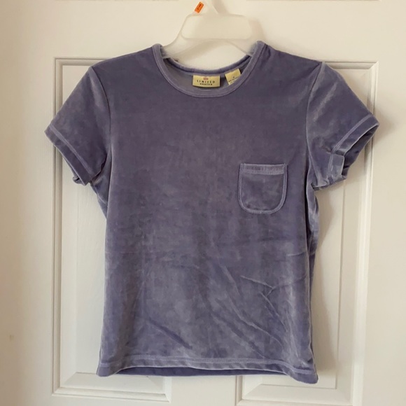 Limited Purple Velvet Tee - Picture 1 of 3